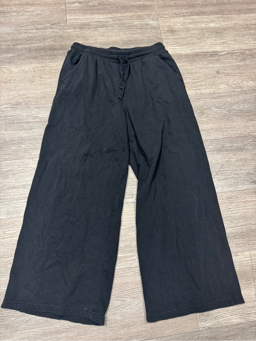 Colsie Black Wide-Leg Lounge Pants